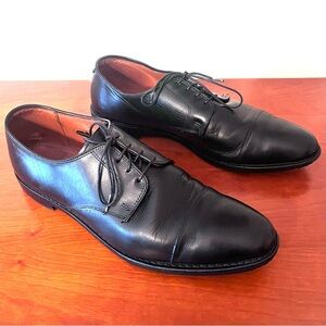 Allen Edmonds Riverside Black Captoe Derby Shoes Men’s Size 12 Calfskin Dress